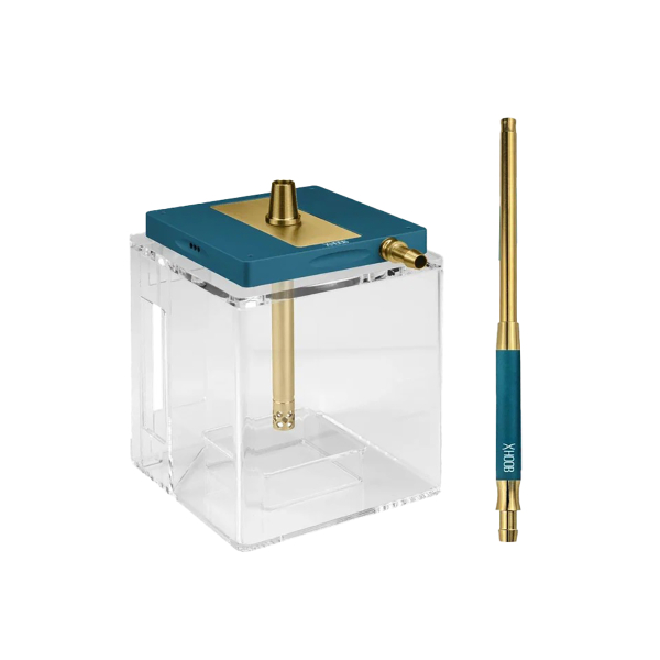 Кальян Hoob Atom Marine Blue X Gold | Hoob Cube в Магадане