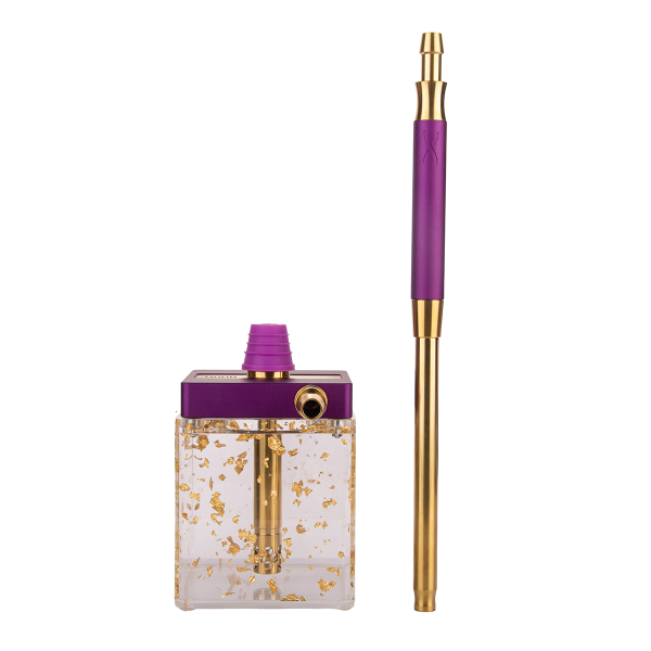 Кальян Hoob Subatom Royal Purple X Gold | Cube Mini Gold в Магадане