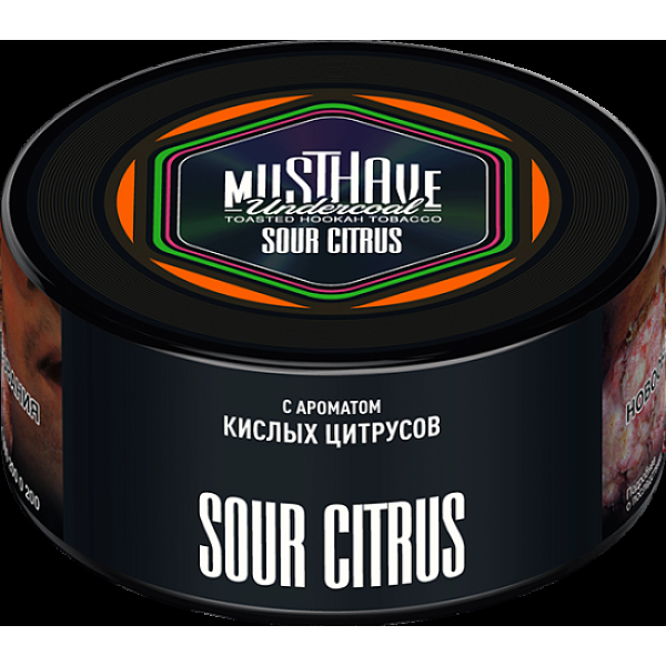 Табак Must Have Sour Citrus 125 грамм в Магадане