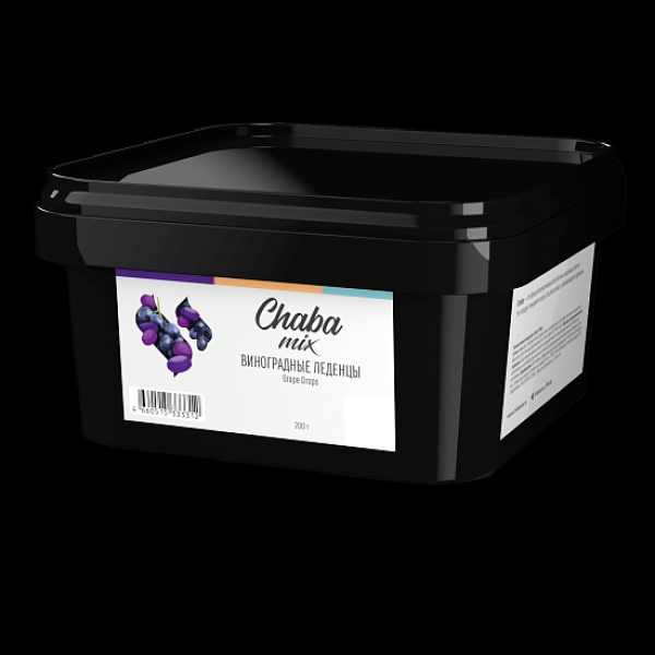 Безникотиновая смесь Chaba Mix Grape Drops Виноградные Леденцы 200 грамм в Магадане