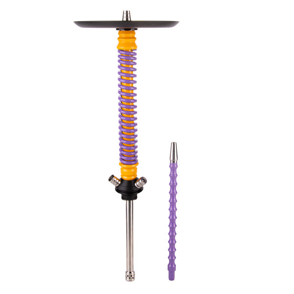 Кальян Mamay Customs Coilover Большой  Жёлтый Сирень в Магадане