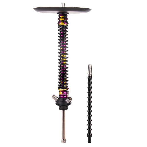 Кальян Mamay Customs Coilover Большой   Пурпурный/золотой Камуфляж Чёрный в Магадане