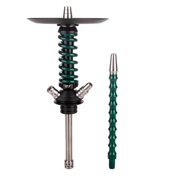 Кальян Mamay Customs Coilover Micro  Чёрный Зелёный Лак в Магадане