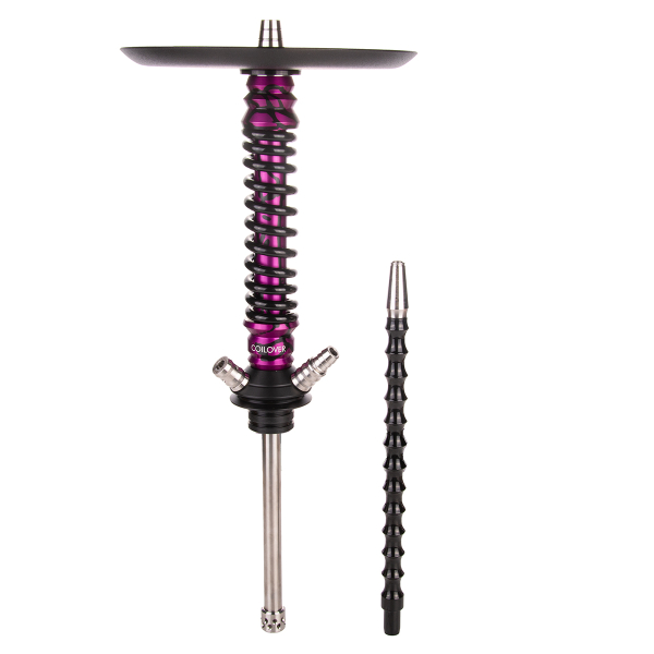 Кальян Mamay Customs Coilover Mini  Пурпурный Сплеш Чёрный в Магадане