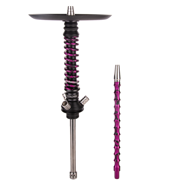 Кальян Mamay Customs Coilover Mini  Чёрный Пурпурный Сплеш в Магадане