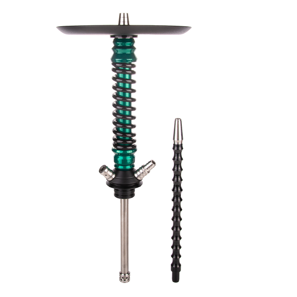 Кальян Mamay Customs Coilover Mini  Зелёный Лак Чёрный в Магадане