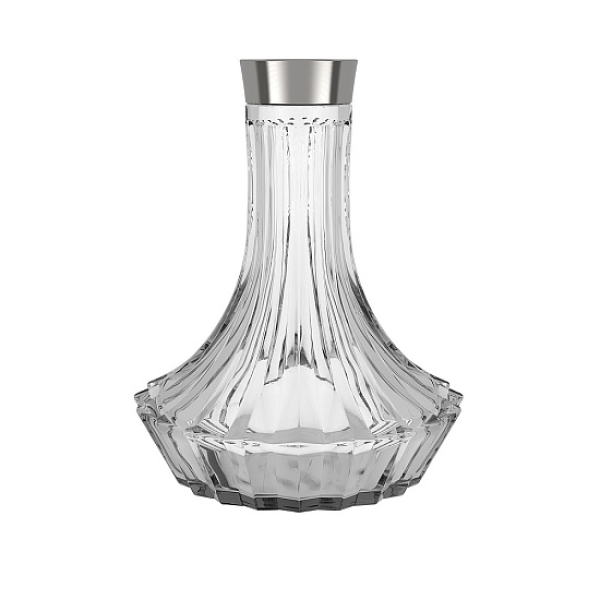 Колба Alpha Hookah Craft Twistlock На Резьбе Прозрачная  Silver в Магадане