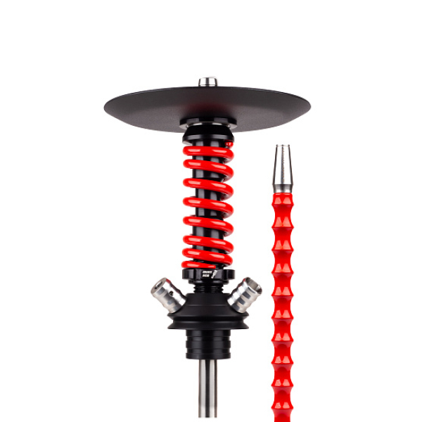 Кальян Mamay Customs Coilovers Micro Anod Черный Красный Глянец в Магадане