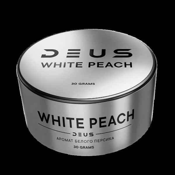 Табак Deus White Peach Белый Персик 30 грамм в Магадане