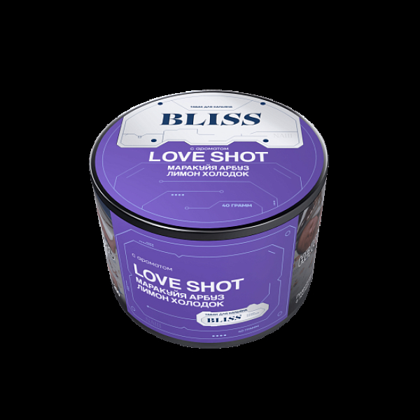 Табак Bliss Love Shot Маракуйя Арбуз Лимон Холодок 40 грамм в Магадане