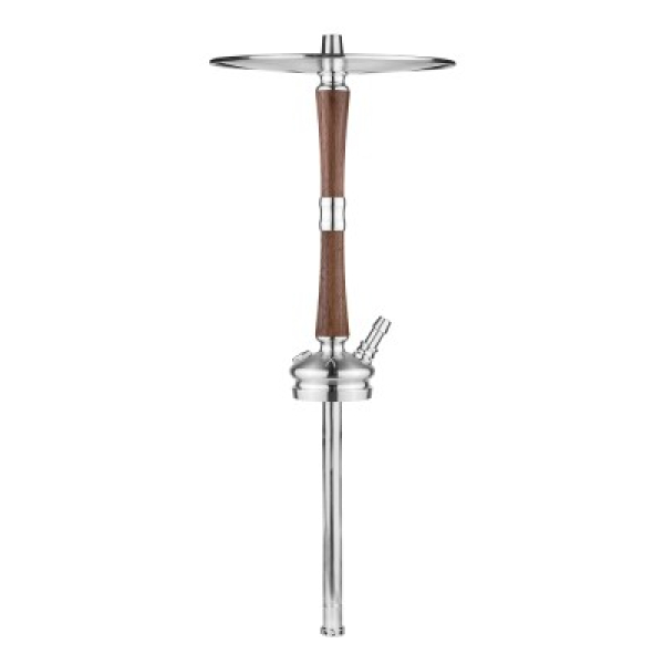 Кальян Hoob Go Pro Wood American Walnut Stainless Steel в Магадане