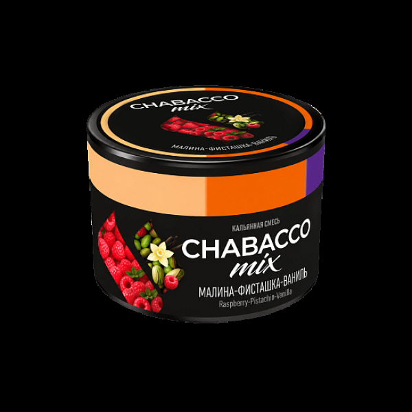 Бестабачная смесь Chabacco Mix Raspberry Pistachio Vanilla Малина Фисташка Ваниль Medium 40 грамм в Магадане