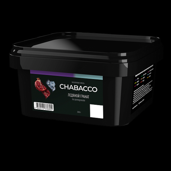 Бестабачная смесь Chabacco Ice Pomegranate Ледяной Гранат Medium 200 грамм в Магадане
