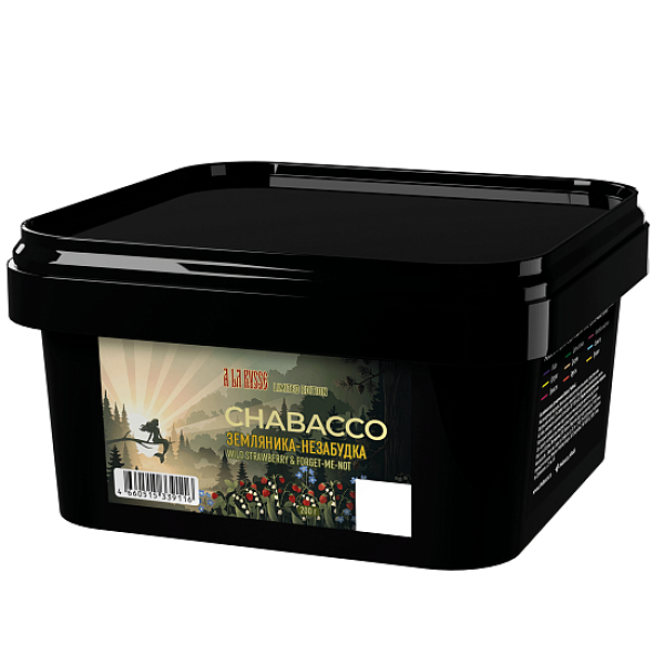 Бестабачная смесь Chabacco Le Strawberry & Forget Me Not Земляника Незабудка Medium 200 грамм в Магадане
