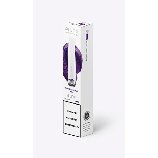 Электронная сигарета Plonq Plus Pro  Смородиновый Морс 4000 затяжек в Магадане